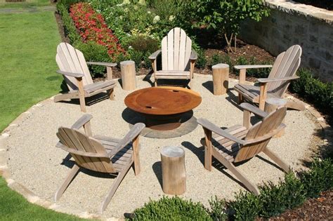 Gloster Teak Adirondack Chair | AuthenTEAK Backyard Garden Layout, Fire ...