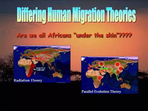 PPT - Differing Human Migration Theories PowerPoint Presentation, free download - ID:5354969