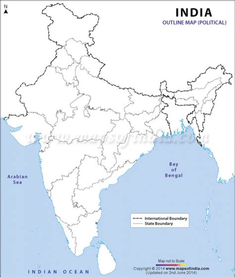 India Blank Map With States Pdf - Printable Map