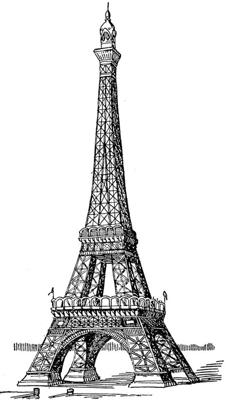 eiffel tower silhouette png - Clip Art Library