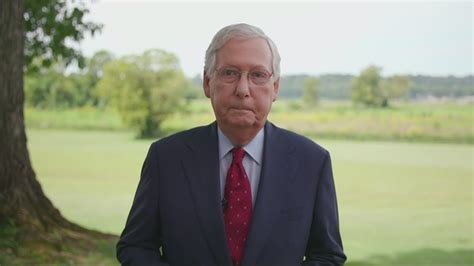 Senator Mitch McConnell gives remarks during the Republican National ...