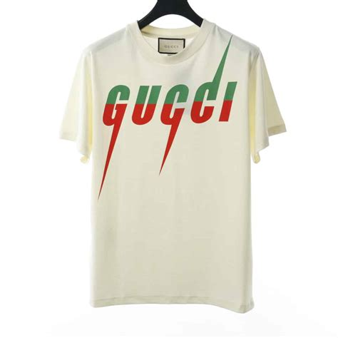 GUCCI 20SS LIGHTNING LOGO SHORT SLEEVE T SHIRT - RepGod