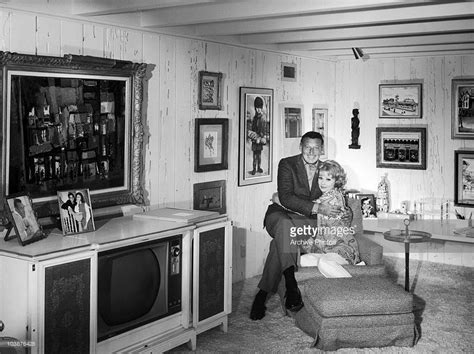 American actress Lucille Ball with her husband Gary Morton at their ...