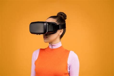 Woman Using Vr Goggles · Free Stock Photo