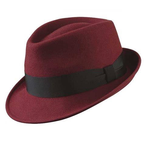 Bordeaux Felt Trilby Hat | Ladies Country Clothing | Cordings