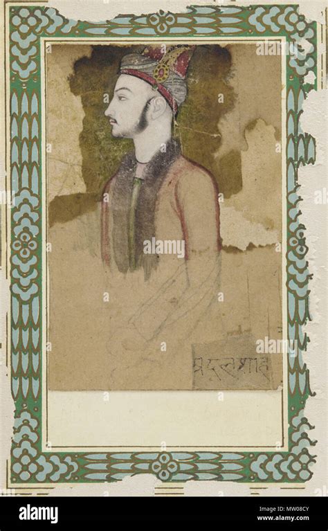 . English: Portrait of Ibrahim Adil Shah II, of Bijapur (d.1626 ...