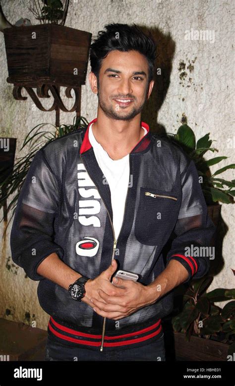 Sushant Singh Rajput ; Indian Bollywood actor during the screening of ...