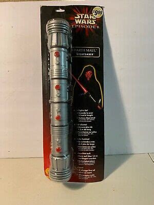 Official Star Wars Darth Maul Episode 1 Double Sided Lightsaber Toy | eBay