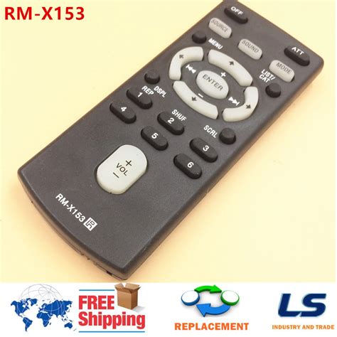 Replacement Remote Control RM X153 For SONY Car Stereos FM AM CD Player ...