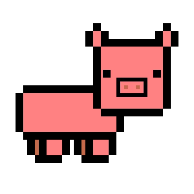 piq - Minecraft Pig | 100x100 pixel art by someone