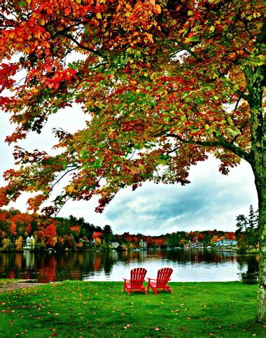 'Autumn Landscape' at Saranac Lake makes Lisa Marie Greenia-DesRochers ...