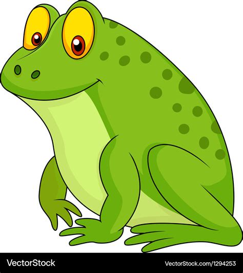 Little Green Frog Cartoon