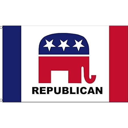 Amazon.com : AZ FLAG Republican Party New Flag 3' x 5' - Donald Trump ...