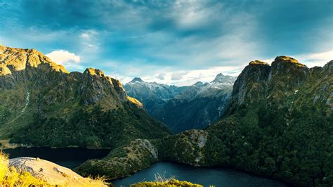 1920x1080 Resolution new zealand fiordland national park, mountains ...