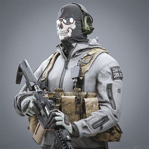 ArtStation - Classic Ghost, Lucas Thompson | Call of duty ghosts, Call ...