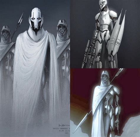 Grievous Concept Art | Star wars villains, Star wars species, Star wars awesome