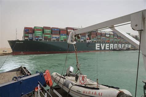 Ever Given Container Ship That Blocked Suez Canal Returns For Second ...