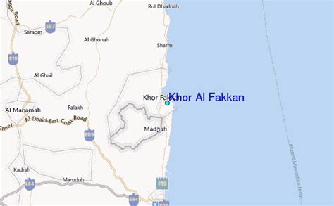 Khor Al Fakkan Tide Station Location Guide