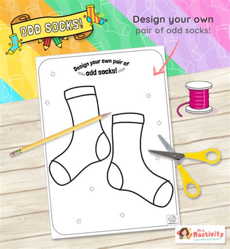 Anti-Bullying Week Design Your Own Odd Socks Activity | Anti-Bullying Week Resources EYFS KS1 KS2