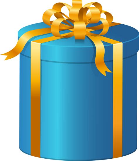 Blue Present Box Png Clip Art - High Res Gift Box Png Transparent Png ...