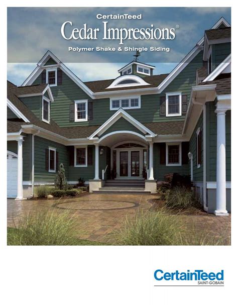 Cedar Impressions ® Brochure - CertainTeed