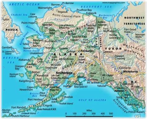 Alaska Road Map - Alaska • mappery