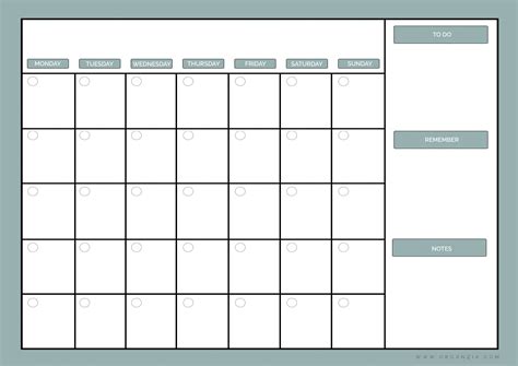 DIY Monthly planner, dry erase calendar + free printable | Diy calendar planner, Monthly planner ...