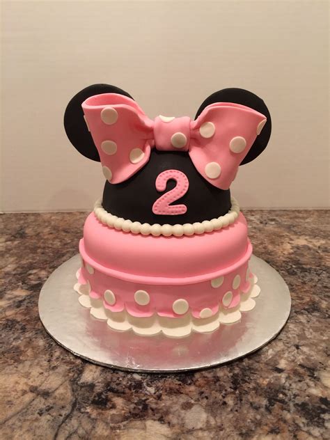 A little Minnie Mouse cake for my baby girl's Birthday :) | Cake, Mouse ...