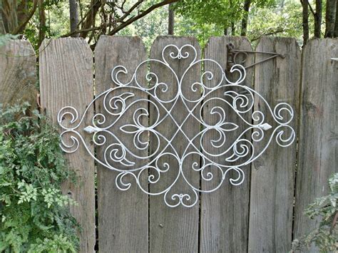 2024 Latest Outdoor Wrought Iron Wall Art