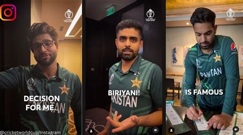 ICC World Cup 2023: Pakistan cricket team players bowled over by Hyderabadi biryani. Watch ...