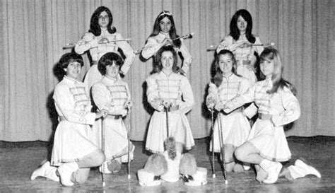 Varsity majorettes | L Murray, D Fay, Bonnie Gaffney, Sue Pi… | Flickr