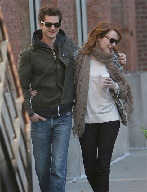 EMMA STONE and Andrew Garfield Sharing a Kiss in New York - HawtCelebs