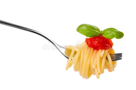 Pasta fork stock photo. Image of herbs, macro, salads - 27929182