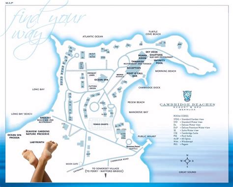 Resort Map | Cambridge Beaches Resort & Spa | Bermuda