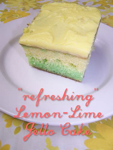 Refreshing Lemon Lime Jello Cake · How To Bake A Jello Cake · Recipes ...