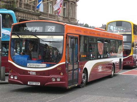 Lothian Buses 140 - SK07CGY | Three route branded Lothian Bu… | Flickr