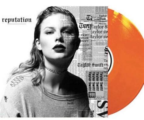 Taylor Swift Reputation Exclusive Translucent Orange Vinyl LP : Sold in Brentwood, Tennessee