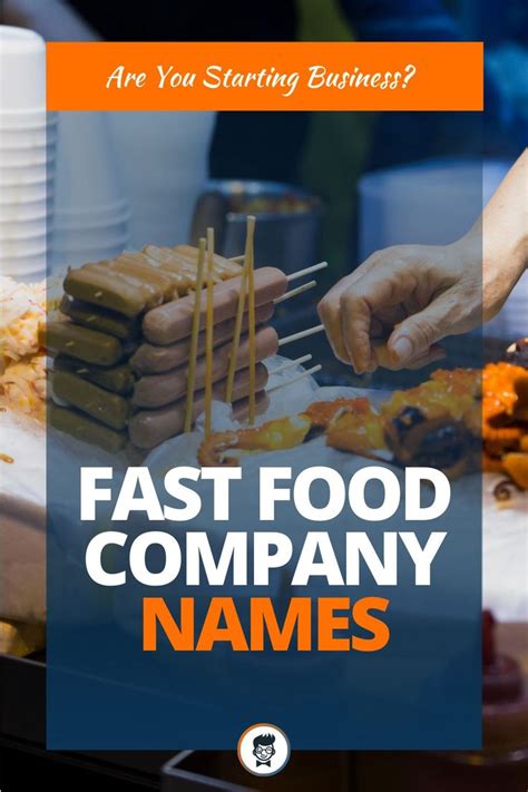 367+ Best Fast Food Company Names Ideas (Video+Infographic) | Company ...