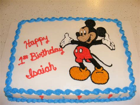 Dana's Cake Creations: Mickey Mouse Birthday Cake