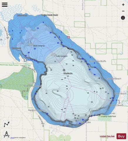 Black Lake Fishing Map | Nautical Charts App