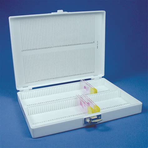 Microscope Slide Storage Box, Plastic large box | Polysciences, Inc,