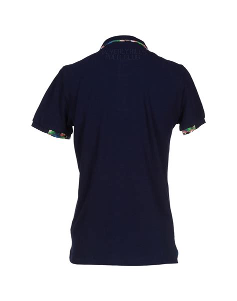 Beverly hills polo club Polo Shirt in Blue for Men (Dark blue) | Lyst