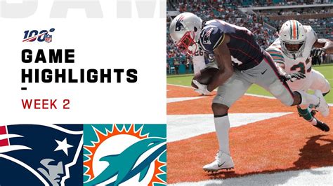 Patriots vs. Dolphins Week 2 Highlights | NFL 2019 - YouTube