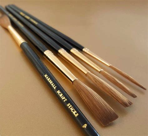 Marshall Script Sticks Brush Set — Marshall Artz | Pinstriping designs, Brush set, Doodle art ...
