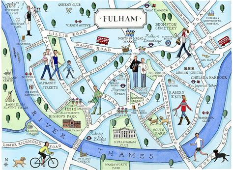 Fulham Map — Camilla Charnock