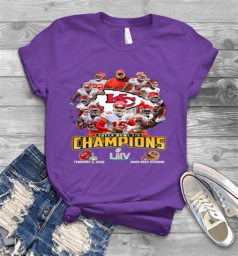 Official Kansas City Chiefs Super Bowl Liv Champions Mens T-shirt - InkTee Store