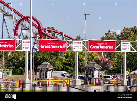 Great america rollercoaster santa clara hi-res stock photography and ...