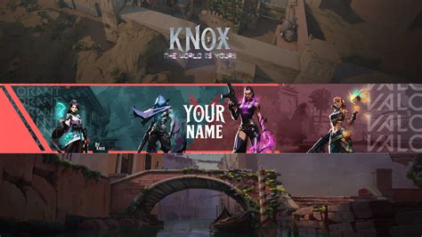 FREE!!| Valorant Banner Template | By: Kn0xVT by Kn0xTV1 on DeviantArt