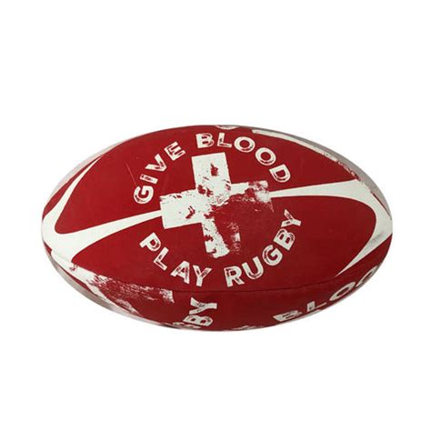 *RA 'Give Blood' Rugby Ball - Size 5 – Rugby Athletic