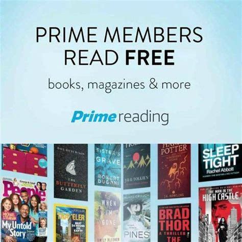 FREE Prime Reading for Amazon Prime Members!